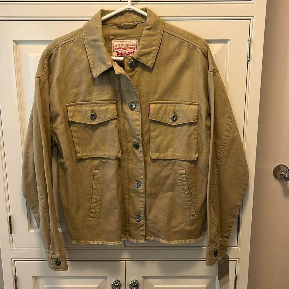 NWT Levi’s Tan Jean Jacket